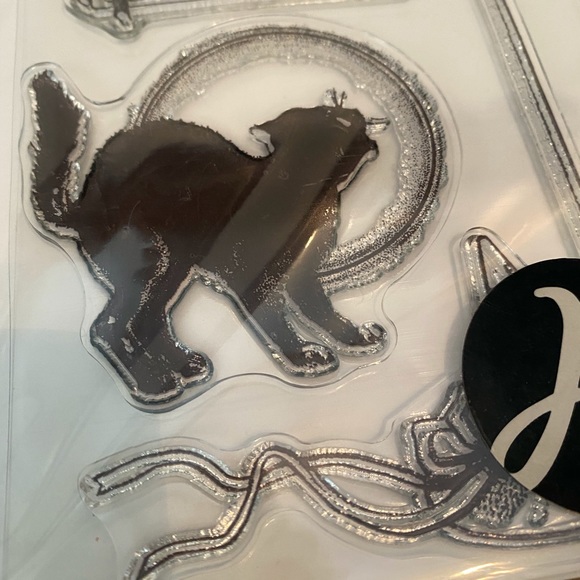 Halloween Clear Cling Rubber Stamp Set NEW - Picture 6 of 6